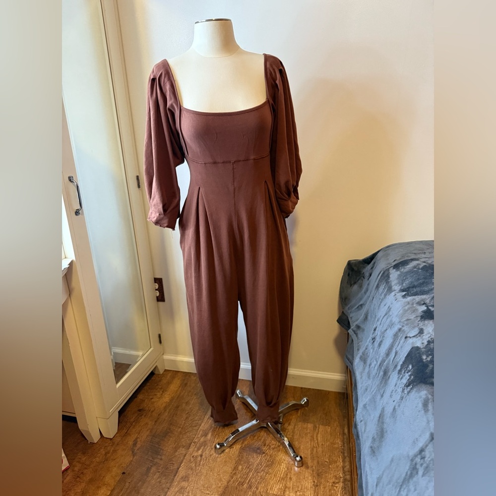 Elegant Brown Jumpsuit